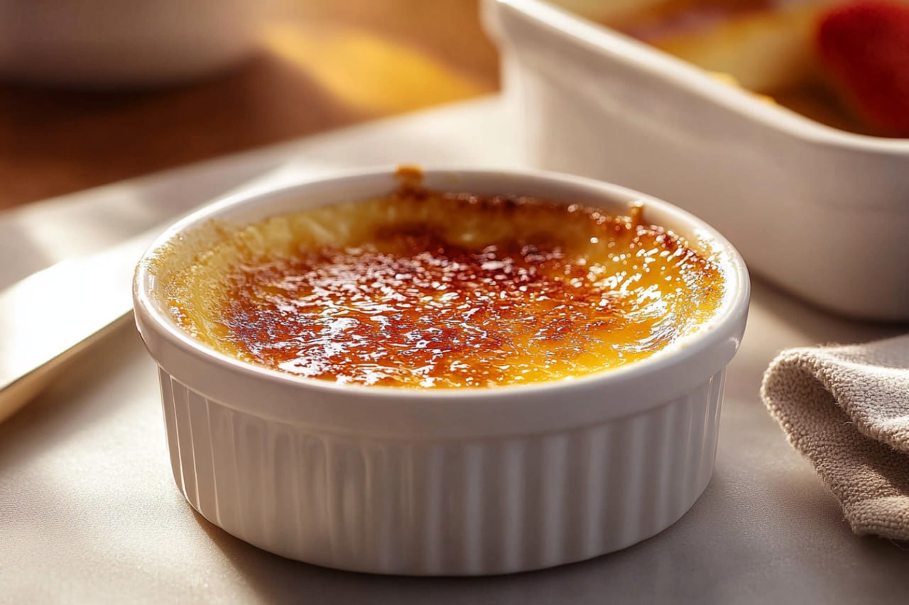 Using Ramekins for Crème Brûlée