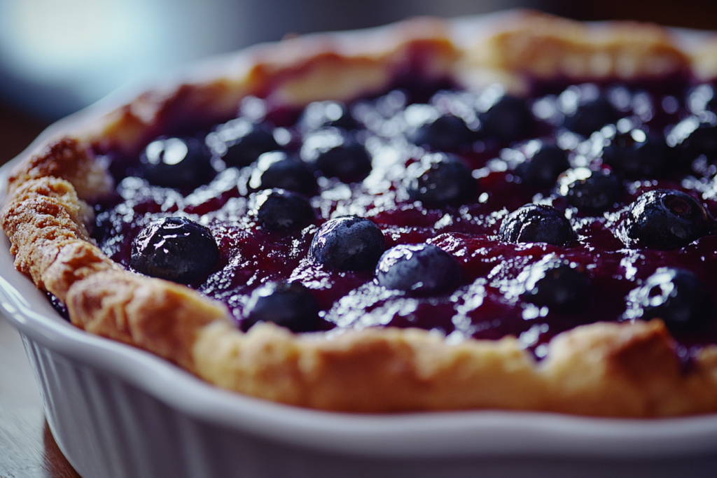Blueberry cobbler