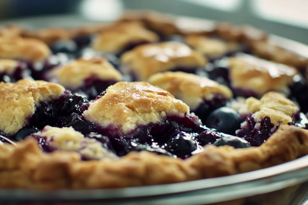 Blueberry Cobbler Runny